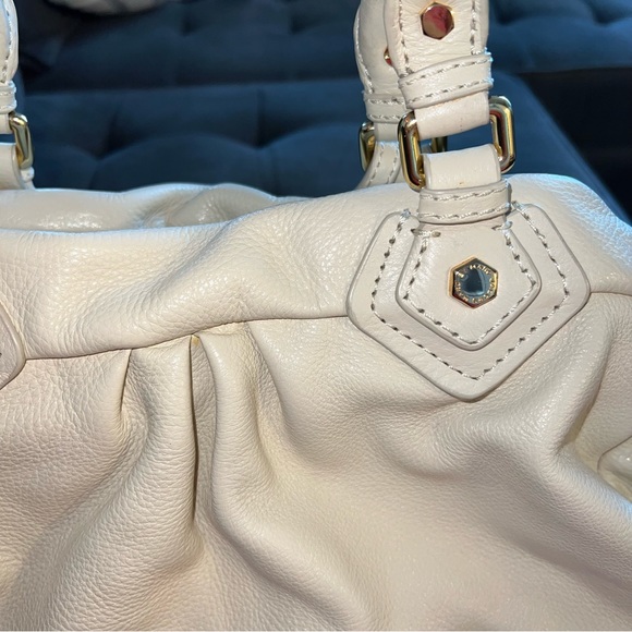 Marc Jacobs Classic Q Groovee Beige Leather Satchel Bag - Picture 10 of 16